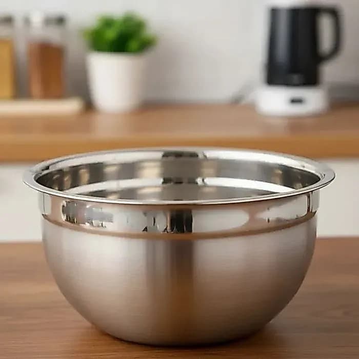 Tigela Bowl Profissional Multiuso Em Inox 27cm Fundo Grande