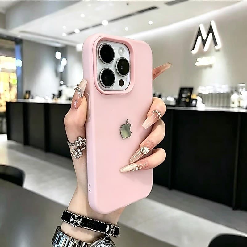 Capa Para iPhone 17 Air 16 15 Pro Max 14 Plus 11 12 13 iPhoneX Xs XR 11 2 Em 1 Fosca De Doces Logotipo Da Apple ZY51702