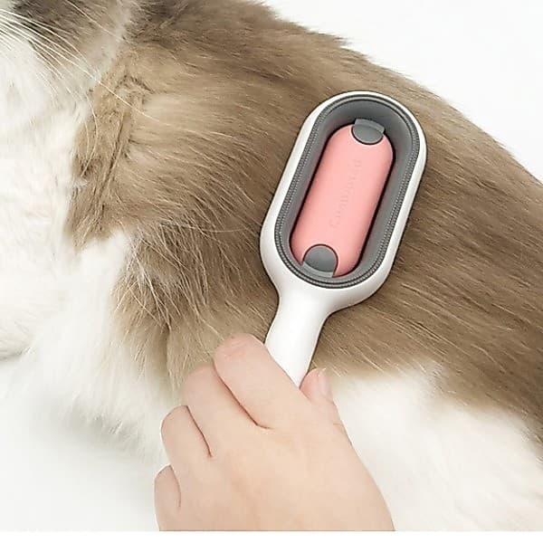 2 e 1 Escova para Gatos Removedor De Pelos Para Cães Escova Gatos Pet Aparador
