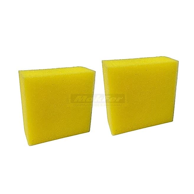 Esponja Aplicadora Macia Cera Silicone Revitalizador C/2 unidades Para Limpeza