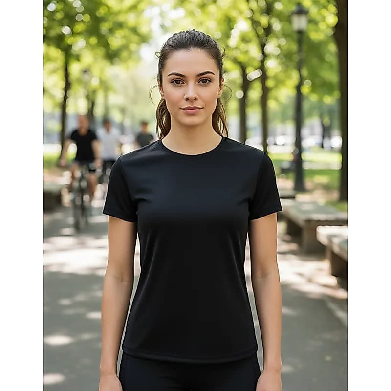 Camiseta Feminina Academia Dry Fit Manga Curta
