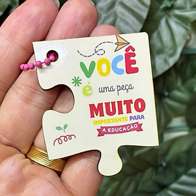 Kit Chaveiro quebra cabeça PERSONALIZADO