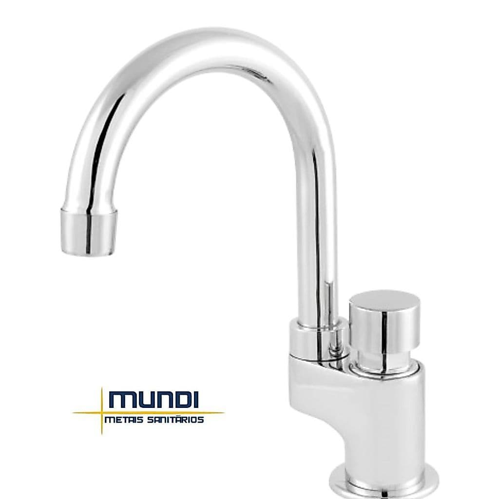 Torneira Automática Metal INOX Banheiro Ou Lavatório Torneira com Temporizador - 2175 MATIC