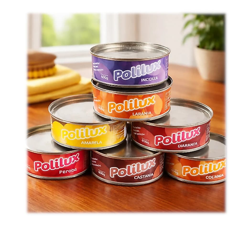 Cera Em Pasta Polilux Para Madeira e Para Piso Carnaúba