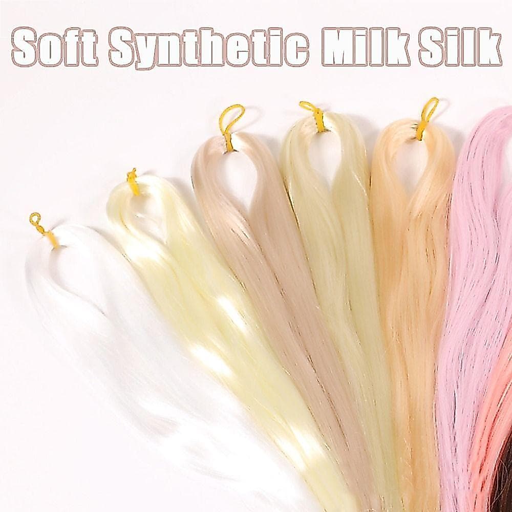 do Bjd SD Doll Hair Colors 80cm Fila Leite Seda Anti-Mohair Dolls Wig Cabeleira Artesanal Gancho Síntese Bruta