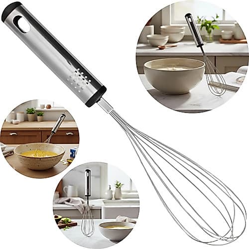 Fuet Batedor De Ovos Inox Clara Neve Profissional Cozinha