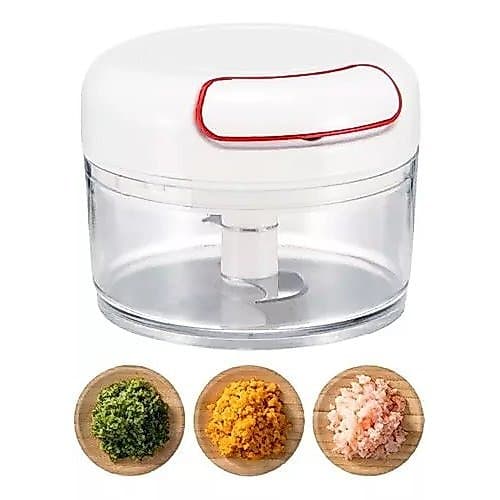 Processador de Alimentos Mini Manual Triturador Alho 170ml