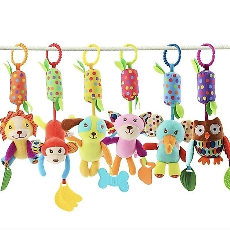 Mobile Anel Para Carrinho Bebe Conforto Animais Pendurar