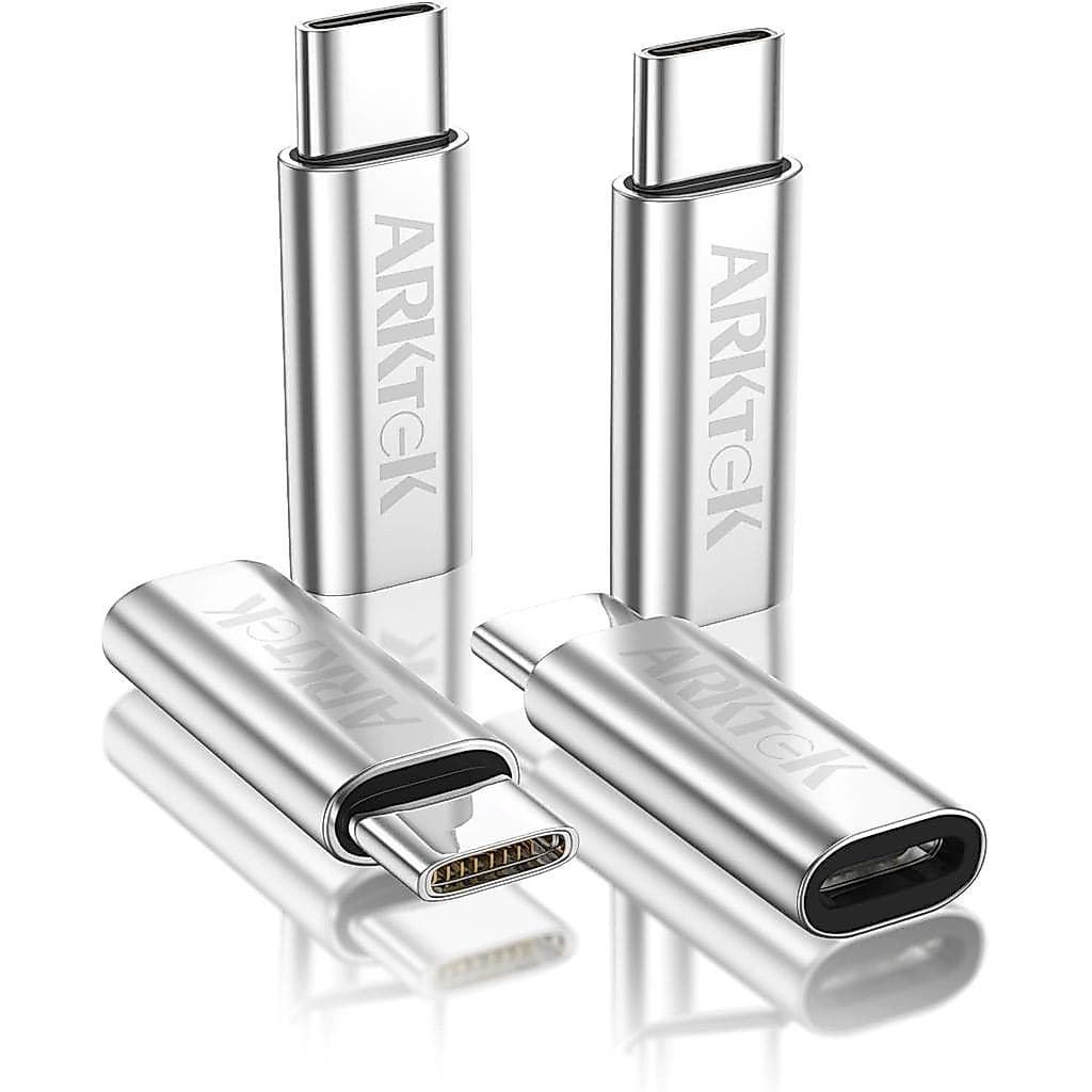 Adaptador ARKTEK USB-C Macho para Lightning Fêmea Converte Lightning em Cabo USB Tipo C para iPhone 17 16 Series AirPods