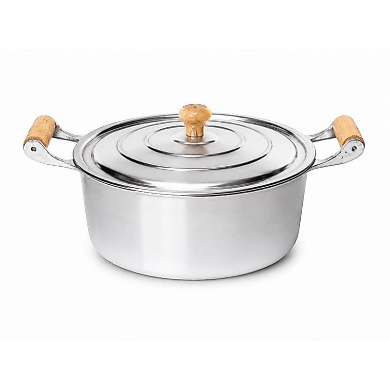 Panela Caçarola n° 32 Grande em alumínio batido grosso fundido/ 8 Litros Cozinha Decoração