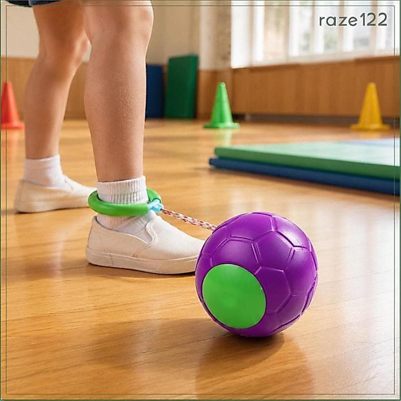 [Raze122] Crianças Saltando Bola Diversão Brinquedo De Fitness Mini De Ginástica Para Equipamentos De Exercício E Movime