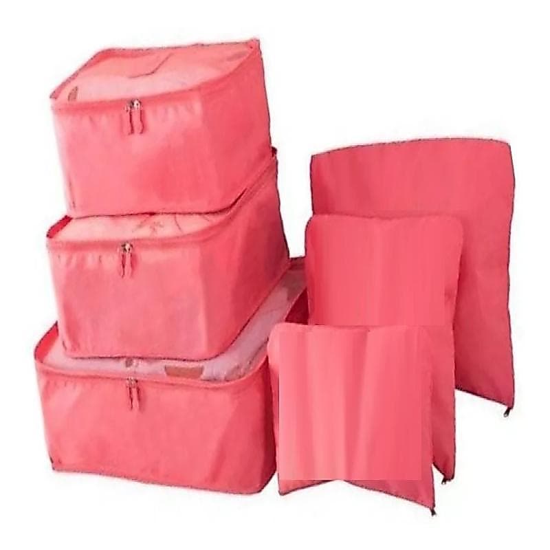 shop mix Organizador De Mala 6 Pçs Necessaire Viagem Bolsa Saco Cor:S