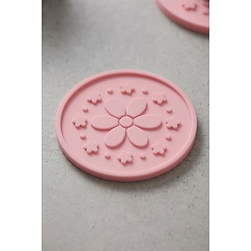 Porta copos FLOR linda minimalista bebidas quentes e frias