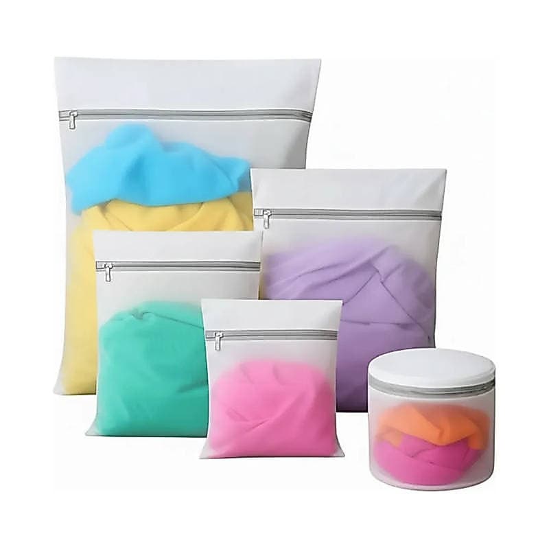 Kit com 15 Sacos para Lavar Roupa Organizador Mala de Viagem