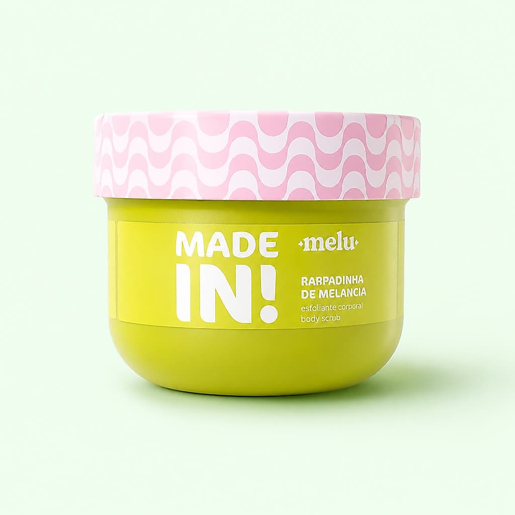Esfoliante Raspadinha de Melancia Made In! Melu