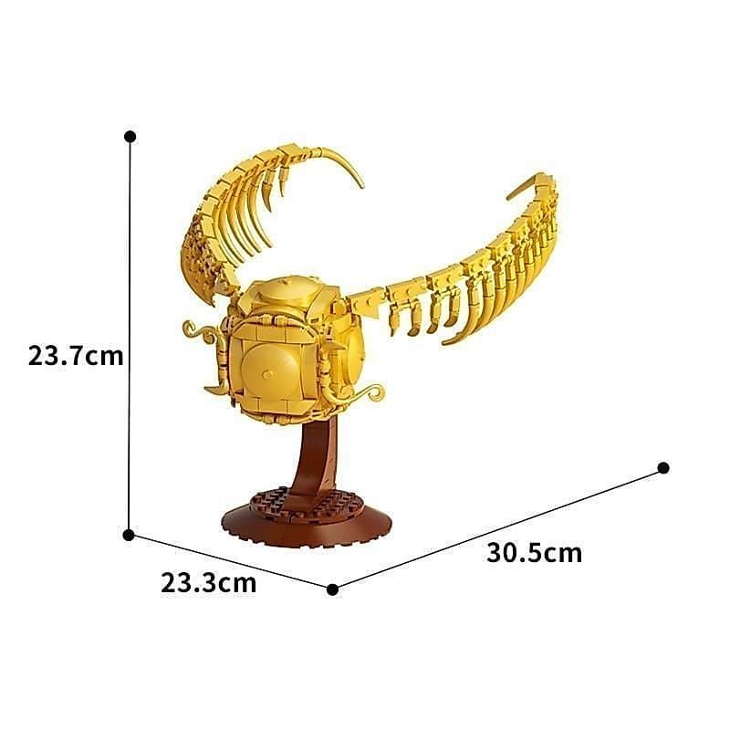 Nova coleção de produtos: Blocos de montar Ladrão Voador Dourado, série Harry Potter, brinquedo educativo de montar para