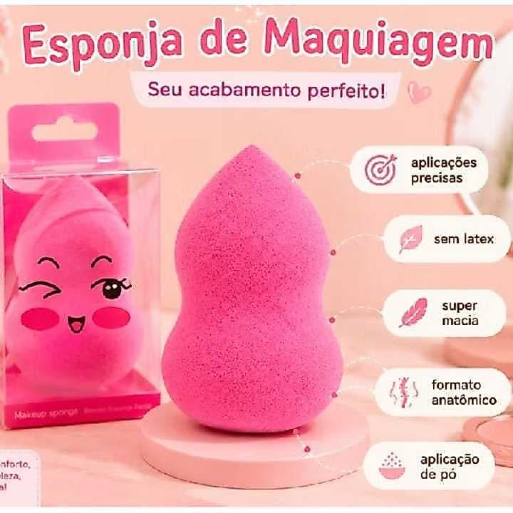 Esponja Para Maquiagem/Esponja de Rosto Facial Maquiagem Base e Corretivo