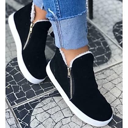 Bota Aveludada de Pelinho Super Confortavel e Quente - 34 ao 39