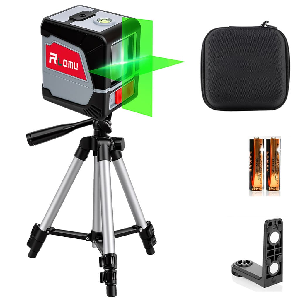 Nível Laser 2/16 Linhas Verde 4D Auto-Nivelante 360° + Tripé