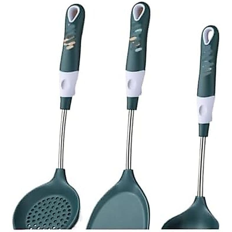 Espátula De Silicone Alemã , Wok Doméstica Chinesa , Utensílios De Cozinha , Colher De Sopa , Escorredor , Conjunto De T