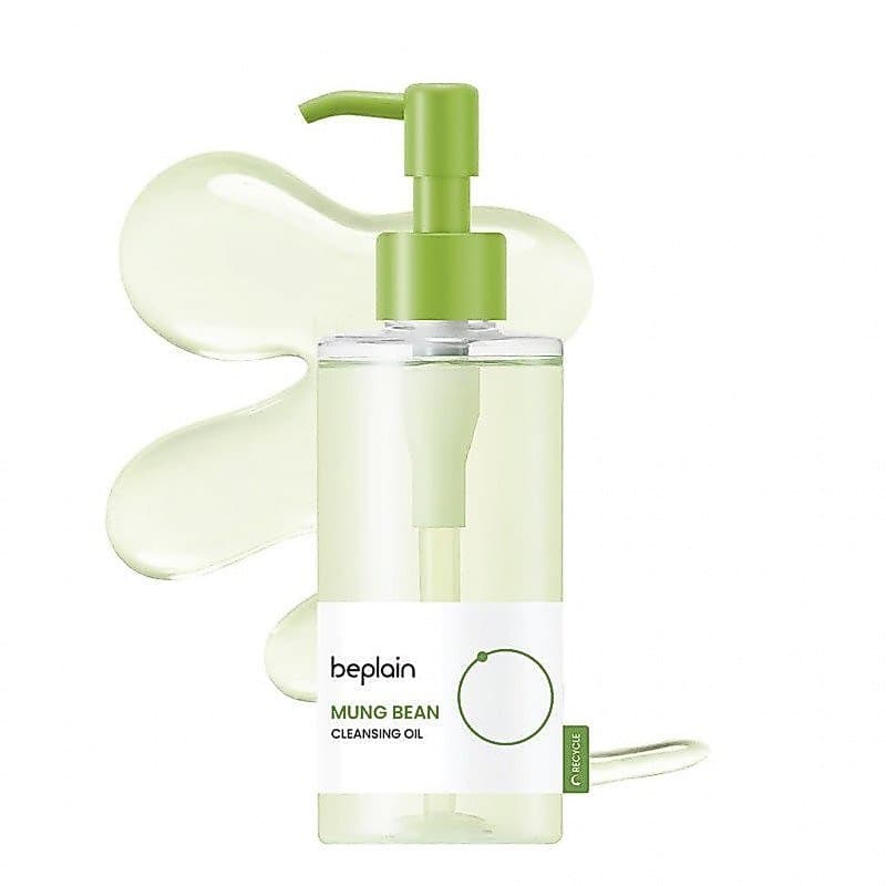 beplainÓleoDeFeijãoMung(6.76fl.oz/200ml) | Sem Fragrância | Não testado em animais | Removedor de Maquiagem e Limpador d