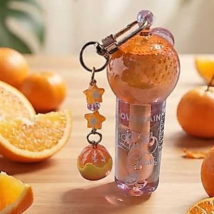 Lip Gloss Laranja Chaveiro Lové Rain