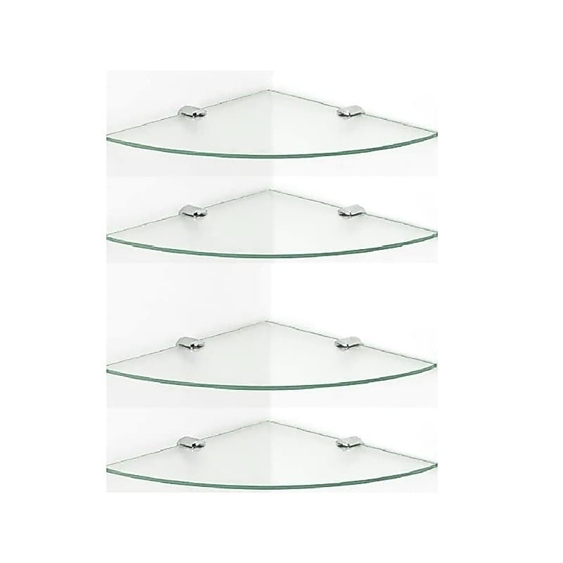 Prateleira 30 cm De Canto Para Banheiro Kit Com 4 unidades