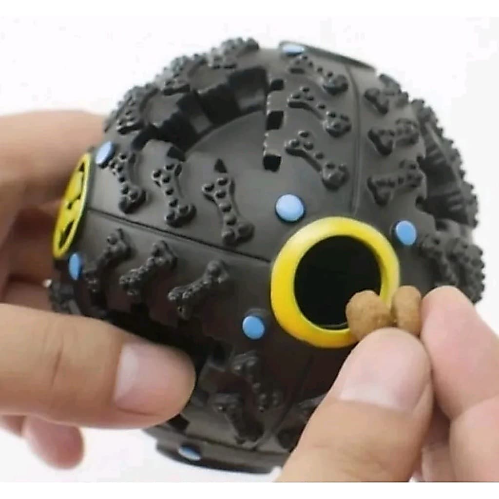 Bola Porta Petisco Ração Para Cachorros Brinquedo Pet AM33