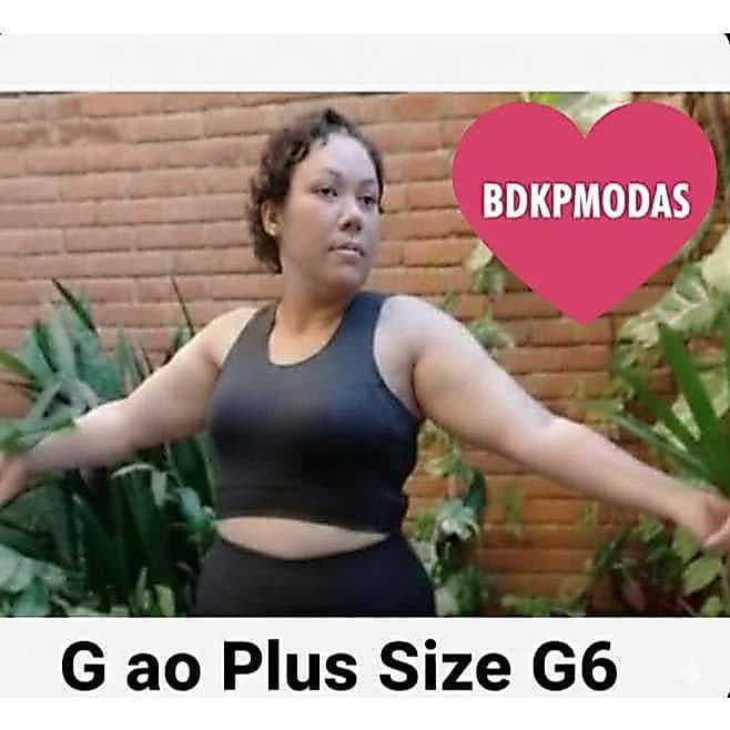 Top Cropped Nadador do G1 ao G6 Curve Plus Size Academia Grosso Fitness