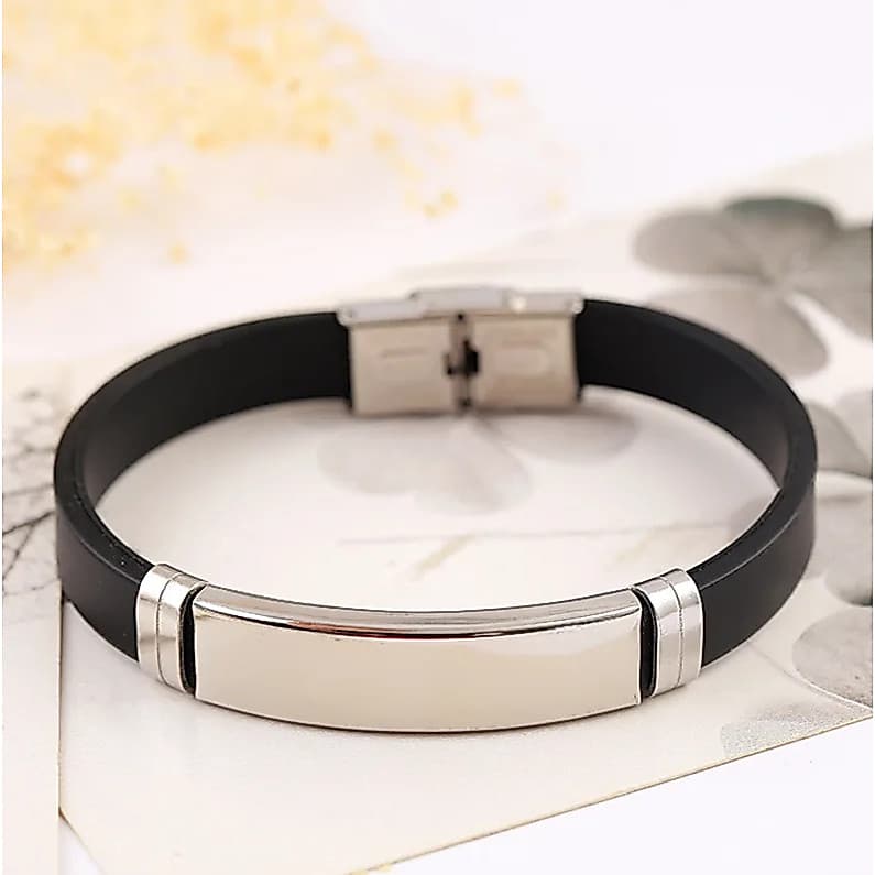 Pulseira de Identificação para Autistas, Idosos, Alzheimer, Cuidados Especiais