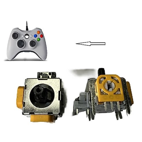 Par de analógicos para controles de xbox 360 para substituição