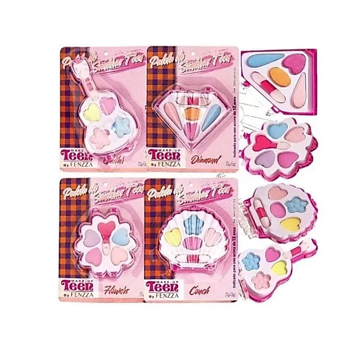 12 /24 Kit De Maquiagem Infantil Atacado Disco Teen Lembrancinha