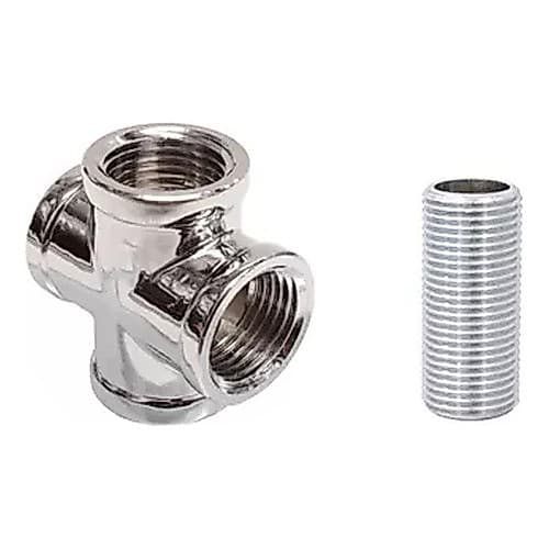 Adaptador Conversor Triplo Para Torneira Mesa E Parede