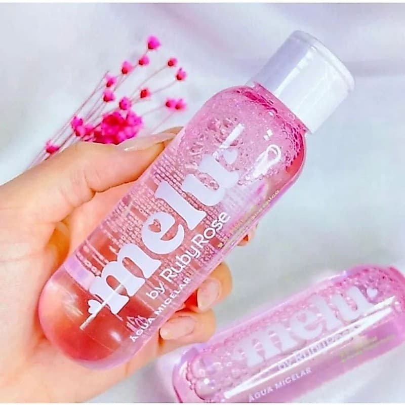 Água Micelar Melu Ruby Rose 100ml – Limpeza, Hidratação e Controle de Oleosidade