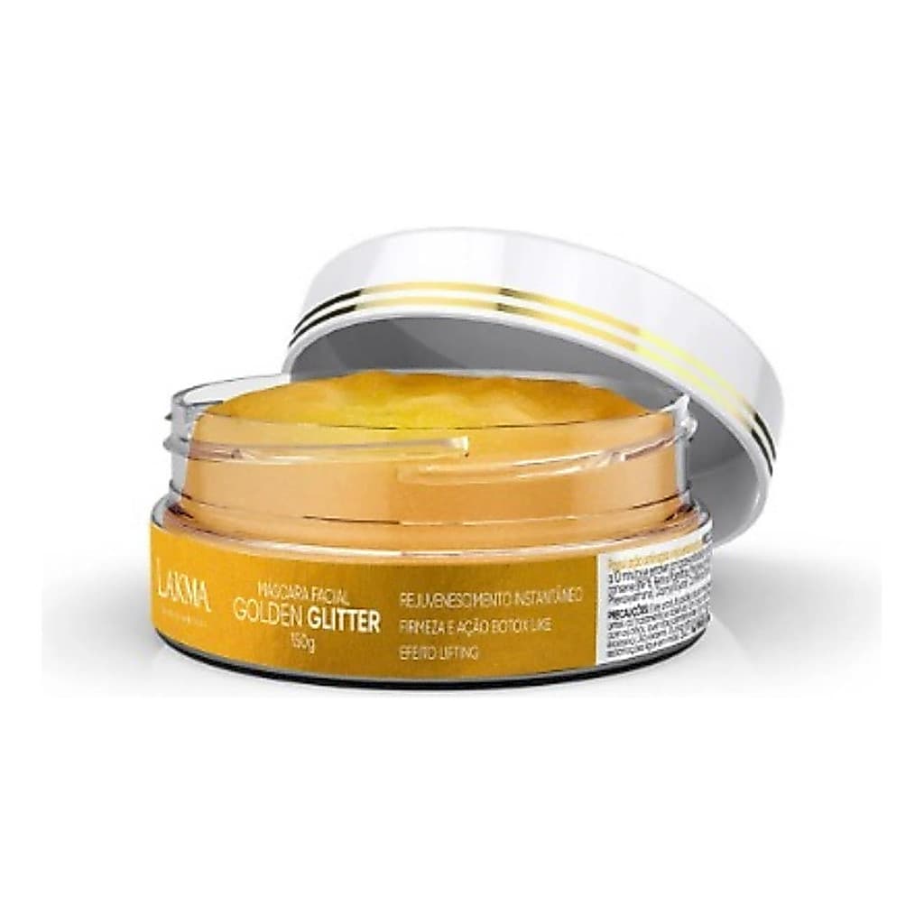 Mascara Ouro Facial Lakma 150g Tratament Rejuvenescimento E Firmeza Máscara Dourada para o Rosto
