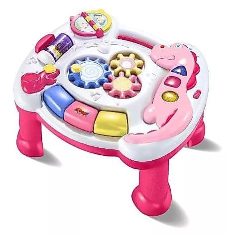 Mesinha De Atividades Infantil Rosa Zoop Toys Bebê Rosa