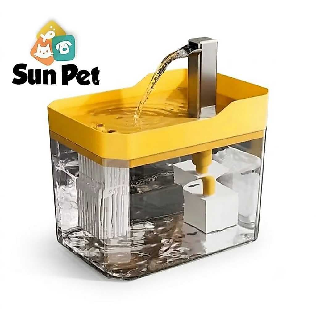 Fonte de Água para Gatos Bebedouro Pet Cães Super Luxo 1,5L