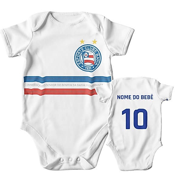 Body Bebê Bahia Personalizado com Nome