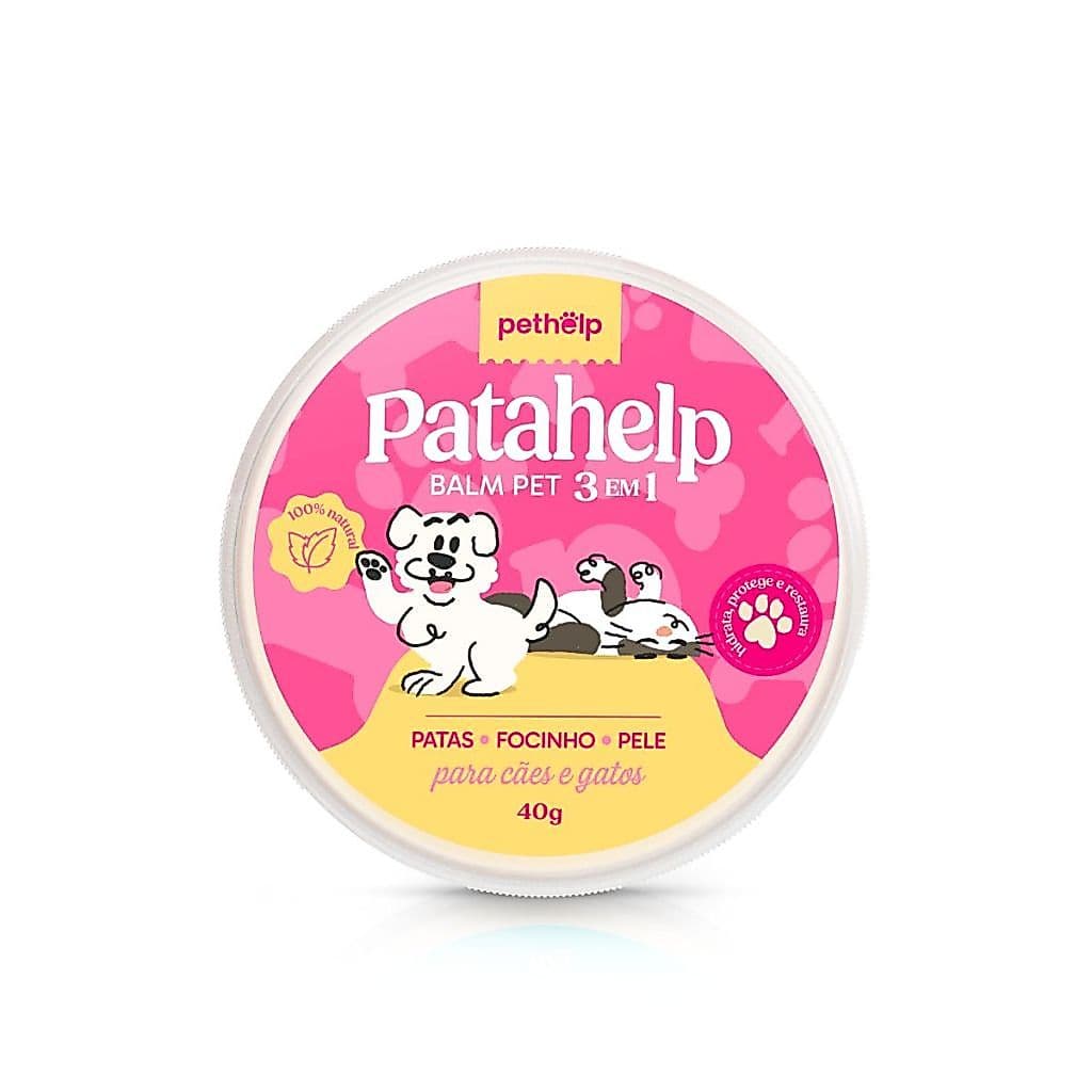 Pomada Hidratante Pet Para Patas, Focinho E Pele | Patahelp