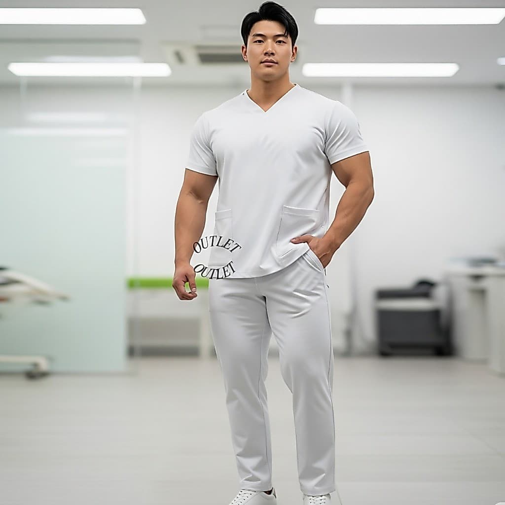 Pijama Cirúrgico Masculino Plus Size Hospitalar Médico Ph