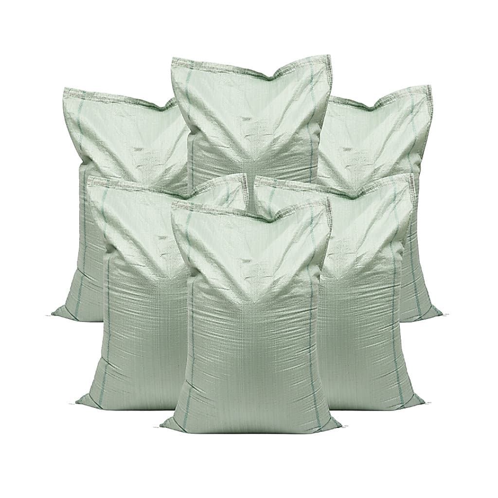 Kit 5 Sacos de Ráfia Fardo Resistente Grande 150x110cm Reciclagem Construção Entulho Ração 110kg