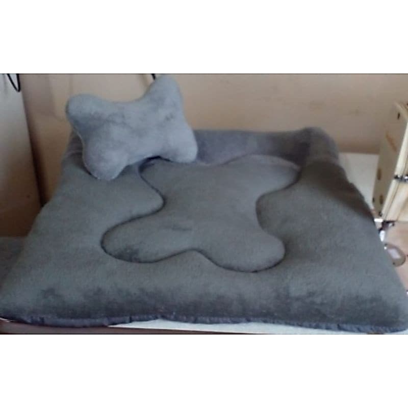 colchonete para cães e gatos 50x50 cinza