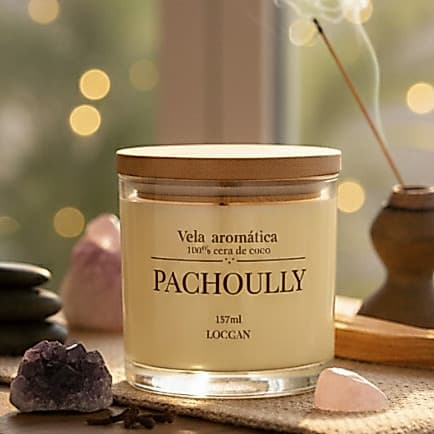 Vela Aromática Premium Loccan 157g – Perfuma o Ambiente e Relaxa de Verdade a Pronta Entrega