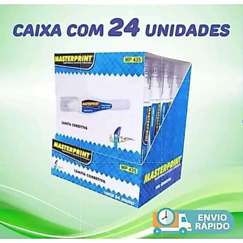 Caixa de Caneta corretiva masterprint 7ml - caixa com 24 un SUPER PROMOÇÃO!!!!!!!!!