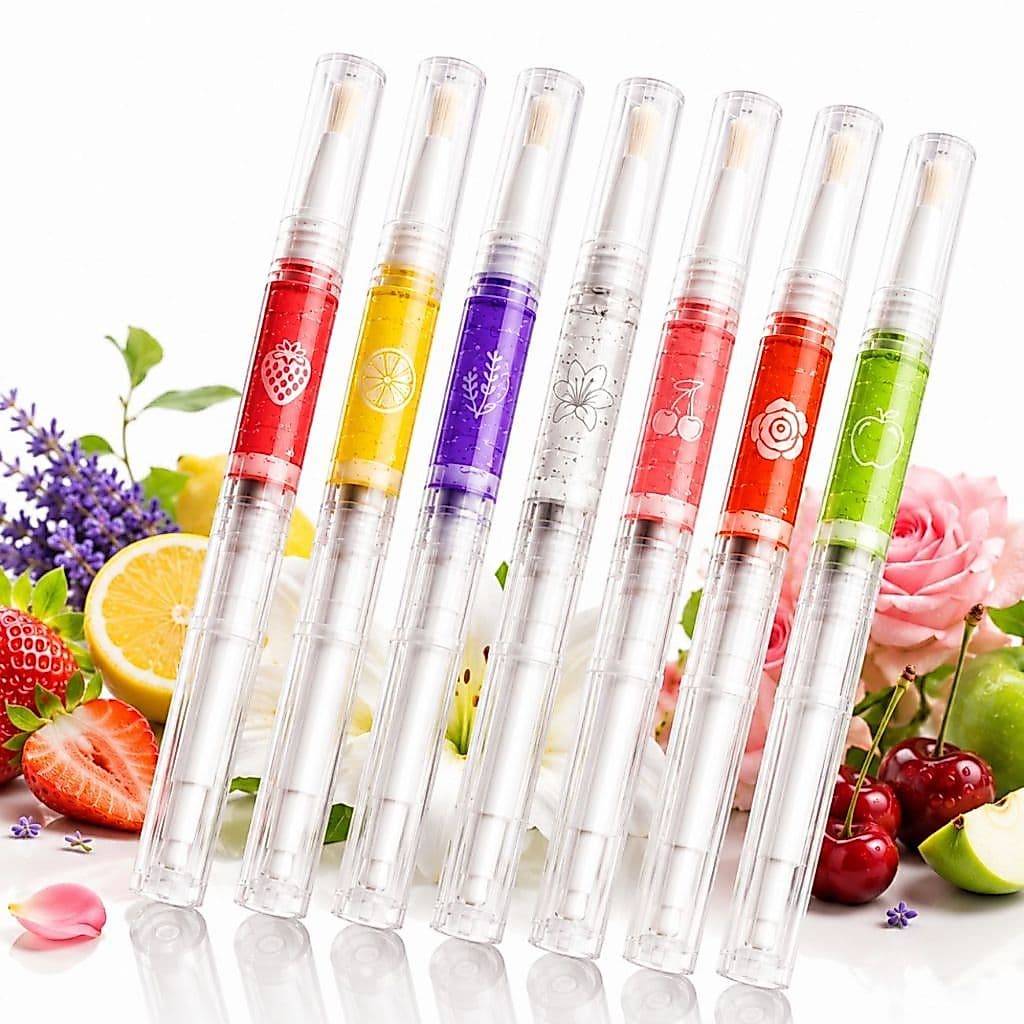 Caneta Óleo Hidratante Cutículas C/ Flores Gel De Unha Envio Imediato