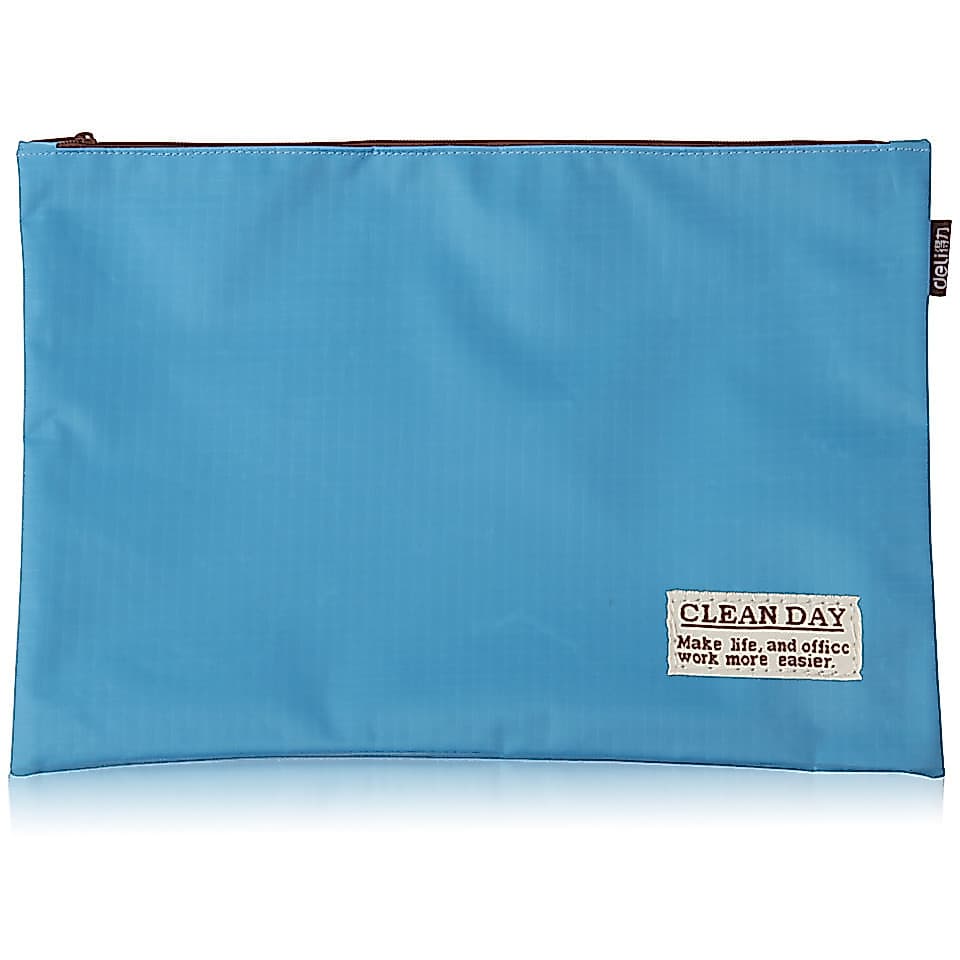 Deli material de escritório 5839 B6 saco de armazenamento de pano de camada única saco de arquivo saco de borda colorida