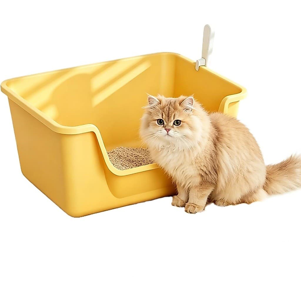 Caixa de Areia Grande para Gato com Pá Coletora de Brinde Fácil de Limpar