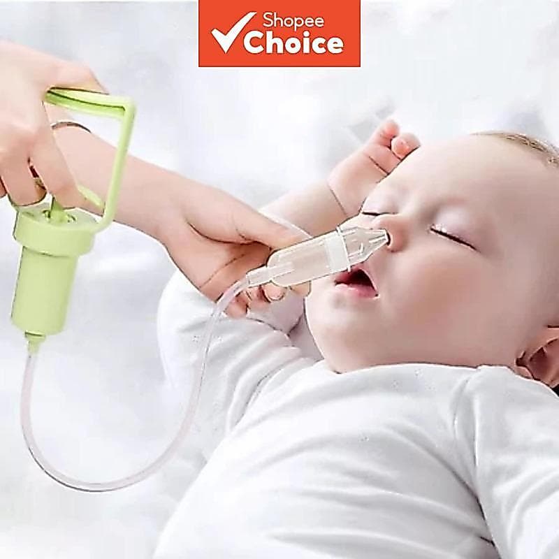 Aspirador nasal portátil manual – Aspirador nasal de sucção potente para bebês e crianças, extrator de muco seguro para