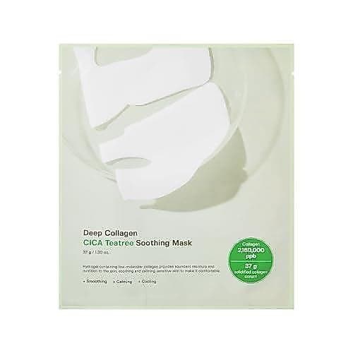 A Máscara Noturna de Colágeno Profundo com Óleo de Tea Tree da SUNGBOONEDITOR contém 2.160.000ppb de colágeno real e ing