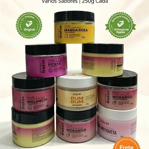 Esfoliante Corporal  kit com 3 Esfoliante 240 gr